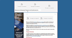 Desktop Screenshot of ambassadorpassportandvisa.com